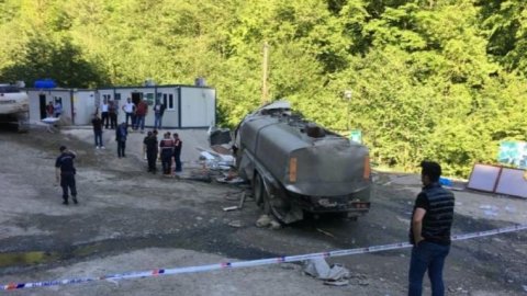 Cengiz İnşaat'ın Eskencidere'deki taş ocağında tanker kazası: 2 işçi yaşamını yitirdi