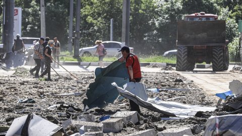 Ukrayna'nın Harkiv şehrine füze saldırıları düzenlendi