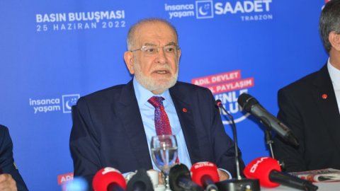 Saadet Partisi lideri Karamollaoğlu: "6'lı masada cumhurbaşkanı adayı hiç konuşulmadı"