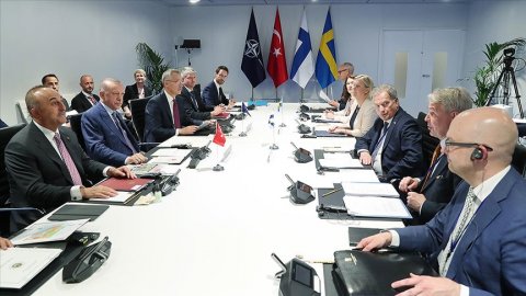 Türkiye-İsveç-Finlandiya ortak bildirisi imzalandı