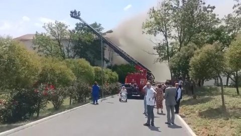 Balıklı Rum Hastanesi'nde korkutan yangın