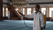 Kartal’da ibadethaneler dezenfekte edildi