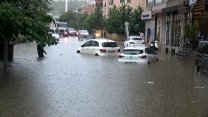 İstanbul Maltepe yağmura teslim oldu!