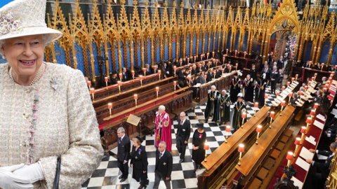 Kraliçe II.Elizabeth'in naaşı cenaze töreni için Westminster Abbey Kilisesi'ne getirildi