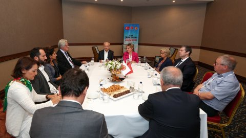 CHP Genel Başkanı Kılıçdaroğlu Avrupa Konseyi Parlamenter Meclisi üyelerini kabul etti