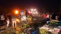 Bursa'da mevsimlik tarım işçilerini taşıyan kamyonet ile kamyon çarpıştı: 1 ölü, 5 yaralı