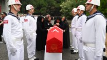 Şehit sözleşmeli er Enes Bıyık için Donanma Komutanlığı'nda tören düzenlendi