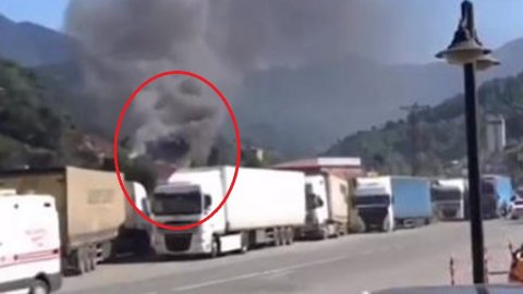 Artvin'de kaynak yapılan kamyonun yakıt deposu patladı: 3 kişi yaralandı!
