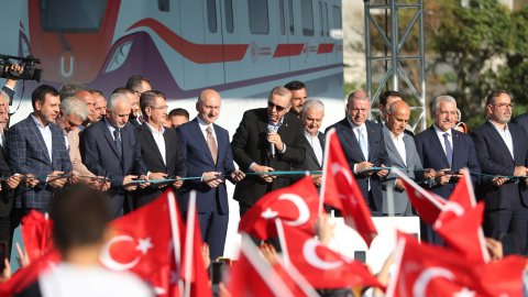 Cumhurbaşkanı Erdoğan Pendik-Sabiha Gökçen Metro Hattı'nın açılışına katıldı
