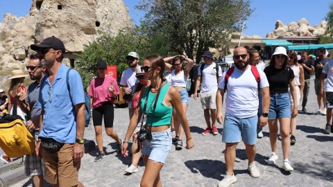Kapadokya'yı Eylül ayında 571 bin 960 kişi ziyaret etti