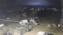 Düzce'deki deprem esnasında ortaya çıkan esrarengiz ışık kaydedildi