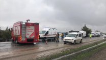 Diyarbakır'da otobüs şarampole yuvarlandı: 20 yaralı!
