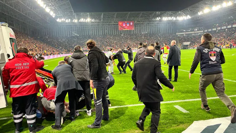 TFF'den Göztepe-Altay maçında yaşanan olaylara kınama geldi