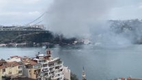 Beykoz'da korkutan yangın: İstanbul Boğazı dumanla kaplandı!