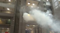 İstanbul Adalet Sarayı'nda yangın tatbikatı yapıldı