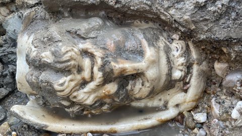 Kütahya'da 'Eros', 'Dionysos' ve 'Herakles' heykellerinin başları bulundu  