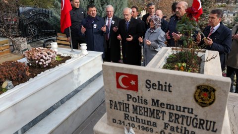CHP Genel Başkanı Kemal Kılıçdaroğlu, dayısı Ali Gündüz'ü sonsuzluğa uğurladı