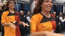 Metroda ilginç anlar: Kadın taraftar formasını giyip seslendi! ''Icardi'nin herkese selamı var...''