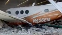 Meksika'da uçak düştü: 2 kişi öldü, 1 kişi yaralı kurtuldu!
