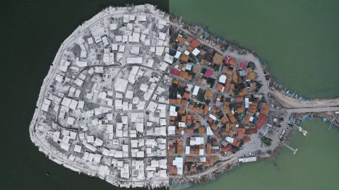 Kuraklık, Bursa Gölyazı'da fotoğraflara böyle yansıdı