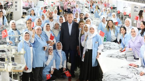 Cumhurbaşkanı Erdoğan: "Kadının gücünün ve fendinin galip gelemeyeceği mücadele yoktur"