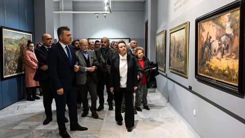 "Cepheden Cumhuriyet'e Yüzyılımız" sergisi açıldı