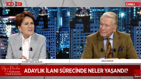 İYİ Parti Genel Başkanı Meral Akşener Uğur Dündar'ın konuğu oldu