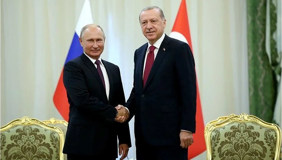 Cumhurbaşkanı Erdoğan Rus lider Putin ile görüştü