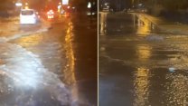 Adana'da cadde ve sokaklar göle döndü