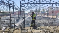 Adıyaman'daki çadır kentte yangın çıktı: 3 çadır alevlere teslim oldu!