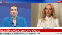 Memleket Partisi Sözcüsü İpek Özkal Sayan tv100'de İnce'nin sağlık durumunu açıkladı