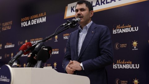 Bakan Murat Kurum, İstanbul'da konuştu: ''Sandıklarımıza sahip çıkacağız''