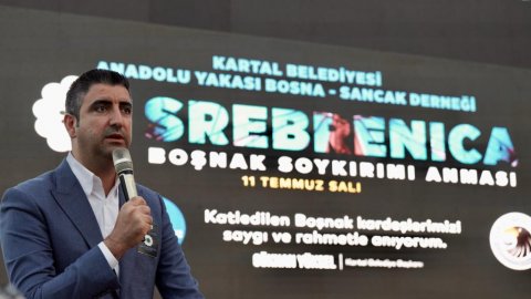 Srebrenitsa soykırımının şehitleri, Kartal’da anıldı