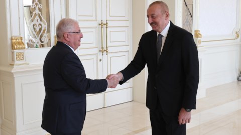Bakan Güler, Azerbaycan Cumhurbaşkanı Aliyev'i ziyaret etti
