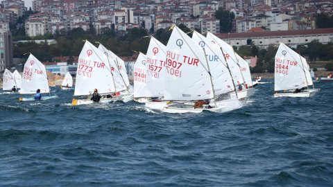 7. Uluslararası Süleymanpaşa Optimist Cup Yelken Yarışları Tekirdağ'da başladı
