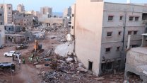 Libya'da selin vurduğu Derne şehri harabeye döndü