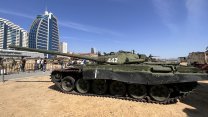 Karabağ'ın işgalinin sembolü olan tank Bakü'de!