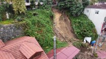 Trabzon'da 19 mahallede su baskınları ve heyelanlar meydana geldi