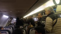 2 gün önce Elazığ Havalimanı’na zorunlu iniş yapan Diyarbakır uçağındaki panik anları kamerada!