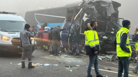 Kuzey Marmara Otoyolu'nda korkunç kaza: 11 ölü, 57 yaralı!