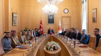 Numan Kurtulmuş, Katar-Türkiye Parlamentolar Arası Dostluk Grubu Başkanı Al Hitmi ile görüştü