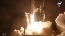 Rus ve ABD’li 4 astronot Gezeravcı'nın da gittiği roketle uzaya gönderildi
