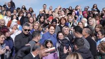 İYİ Parti Genel Başkanı Akşener partisine üye kadınlarla Anıtkabir'i ziyaret etti