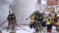 Ankara’da ahşap torna atölyesinde çıkan yangın 4 saatte söndürüldü