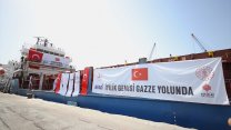 Gazze'ye gidecek 8'inci yardım gemisi Mersin'den yola çıktı
