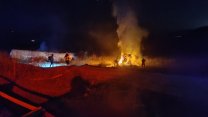Bursa'da azot yüklü tanker kaza yapıp patladı: Sürücüsü hayatını kaybetti