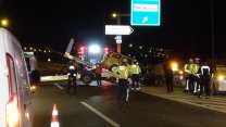 Ticari taksi demir bariyerlere çarpınca 1 kişi öldü, 5 kişi yaralandı