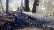 Antalya'da çıkan orman yangını korkuttu