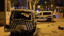 Kadıköy'de alkollü sürücü polis araçlarını biçti