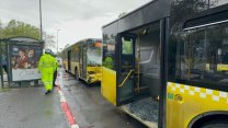 Fatih'te 2 İETT otobüsü çarpıştı: Kaza ucuz atlatıldı